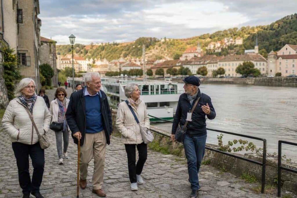 When Harold discovered the river was really about walking pace