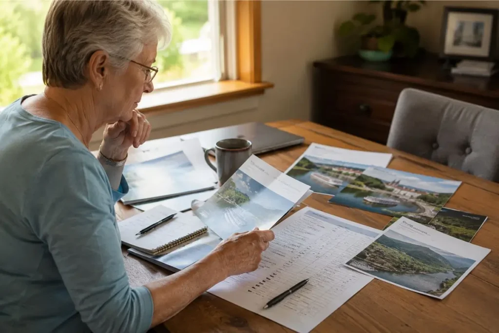 Airport transfer for an all-inclusive river cruise for seniors