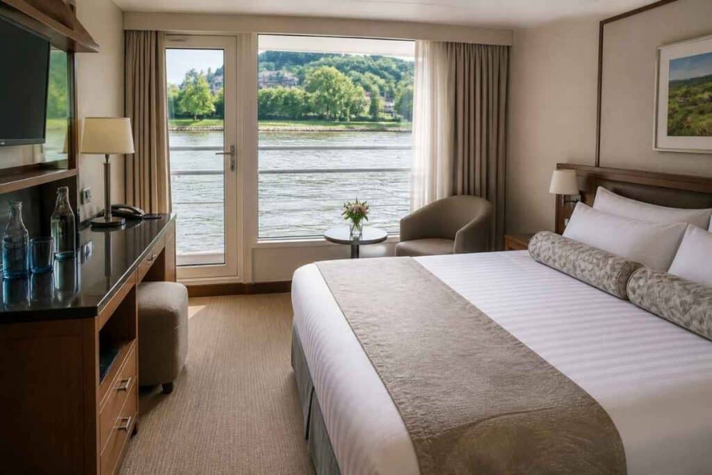 Best river cruise lines cabin comfort with river view window