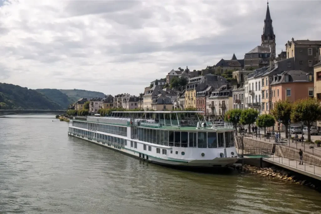 AmaWaterways ship on river cruise for seniors over 60