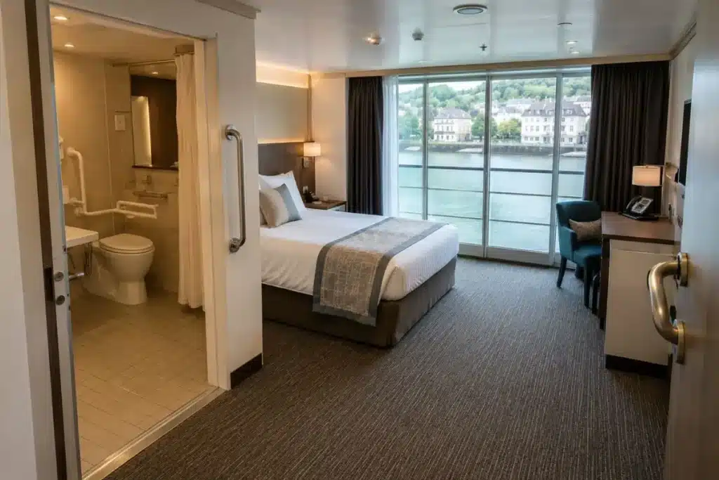 Accessible cabin details for river cruises for seniors