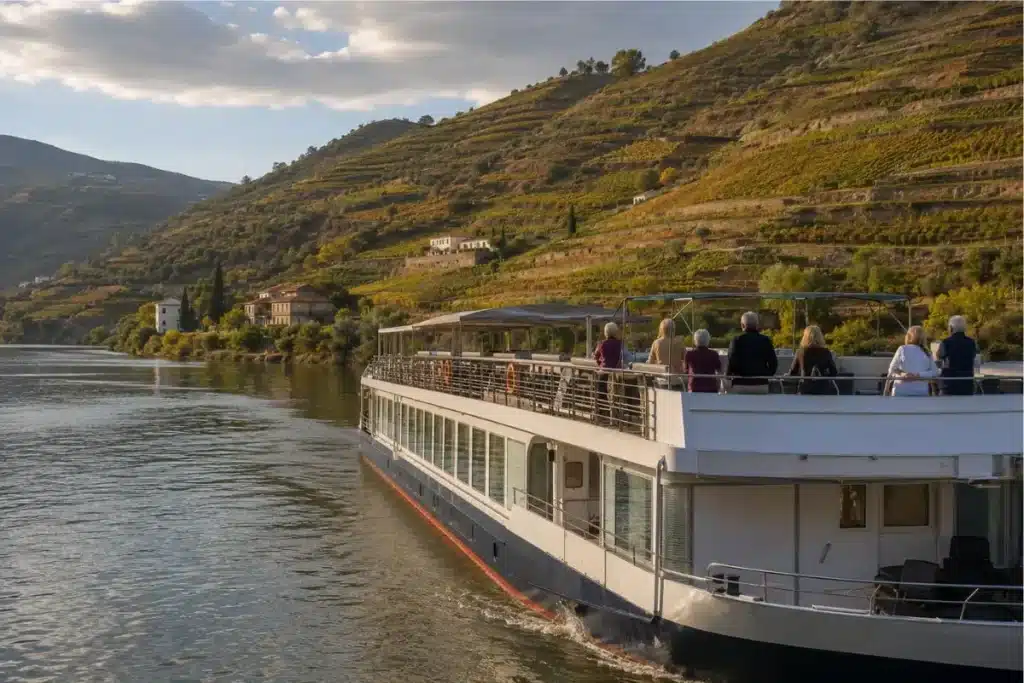 european river cruise for seniors through Douro Valley vineyards