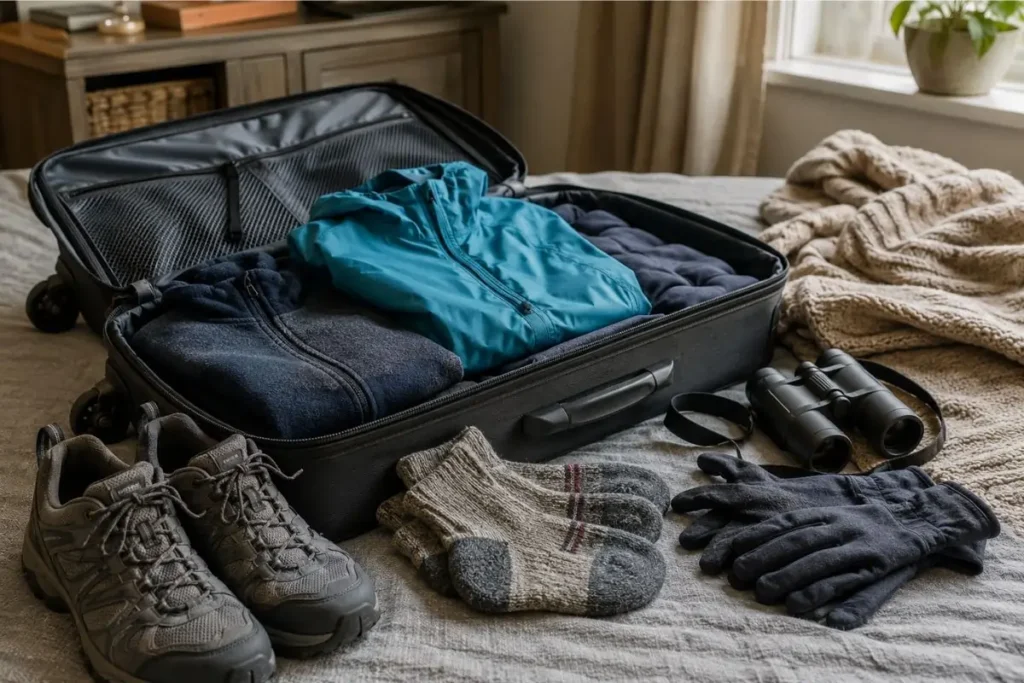 Alaska layers for what to pack on a cruise