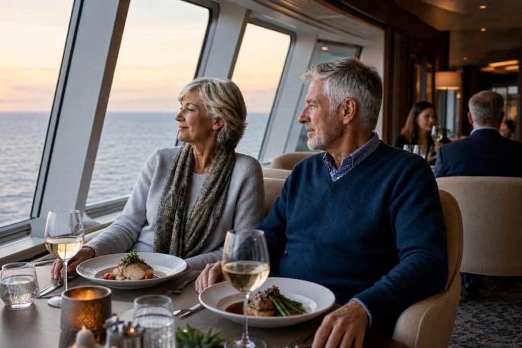 celebrity cruises reviews quiet dining room for older travelers