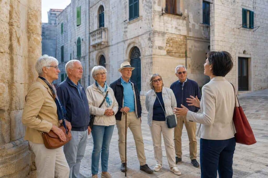 Viking Mediterranean cruises for seniors on a cultural shore excursion