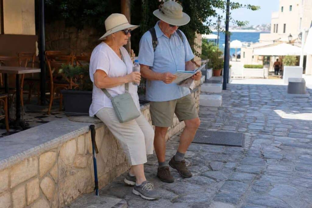 Viking Mediterranean cruises for seniors with shaded port walking